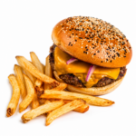 Beef Burger With Fries