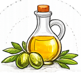 Cooked with 100% Olive Oil